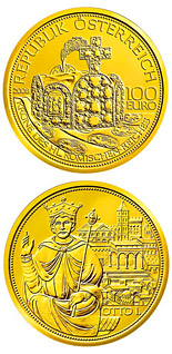 100 euro coin The Crown of the Holy Roman Empire  | Austria 2008
