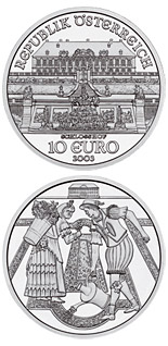 10 euro coin The Castle of Schlosshof | Austria 2003