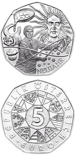 5 euro coin The New Year - Folklore | Austria 2014
