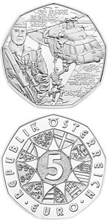 5 euro coin Austrian Armed Forces - Protection and Assistance | Austria 2015