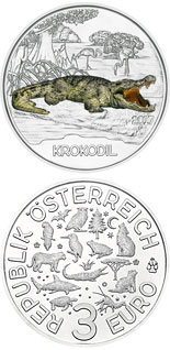 3 euro coin The Crocodile | Austria 2017