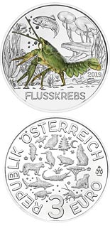 3 euro coin The Crayfish | Austria 2019