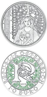 10 euro coin Raphael - The Healing Angel | Austria 2018