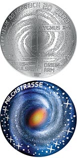 20 euro coin The Milky Way | Austria 2021