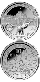 10 euro coin 100 years African Museum | Belgium 2010