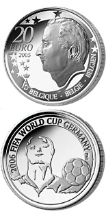 20 euro coin FIFA Football World Cup 2006 in Germany  | Belgium 2005