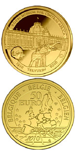 50 euro coin 100 years African Museum | Belgium 2010