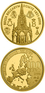 100 euro coin 175 years Dynasty | Belgium 2006