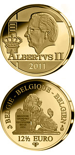 12.5 euro coin King Albert II. | Belgium 2011