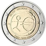 2 euro coin 10th Anniversary of the Introduction of the Euro | Belgium 2009