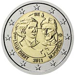 2 euro coin 100th anniversary of International Women’s Day  | Belgium 2011