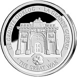 10 euro coin 100 Years After the Beginning of the First World War | Belgium 2014