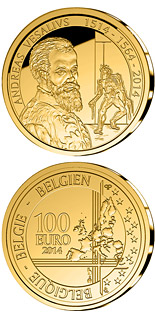 100 euro coin 500th Anniversary of the Birth of Andreas Vesalius | Belgium 2014