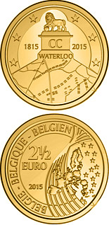 2.5 euro coin 200th Anniversary of the Battle of Waterloo | Belgium 2015