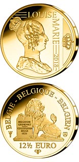 12.5 euro coin Louise of Orléans | Belgium 2018