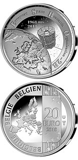 20 euro coin 50 years ESRO-2B | Belgium 2018