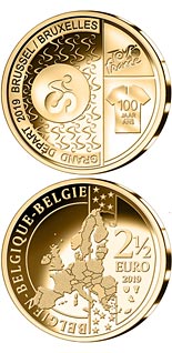 2.5 euro coin Start of Tour de France in Brussels | Belgium 2019