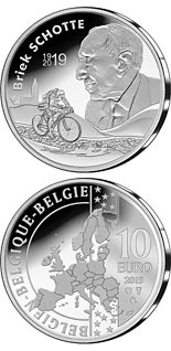 10 euro coin 100th anniversary of Briek Schotte’s birth | Belgium 2019