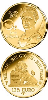 12.5 euro coin 125th Anniversary of the Birth of Jane Brigode | Belgium 2020