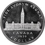 1 dollar coin The Royal Visit | Canada 1939