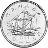 1 dollar coin Newfoundland's accession to Canada | Canada 1949