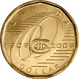 1 dollar coin Montreal Canadiens | Canada 2009