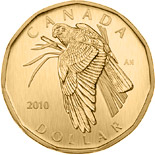 1 dollar coin Northern Harrier | Canada 2010