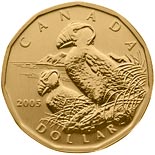 1 dollar coin Tufted Puffin | Canada 2005