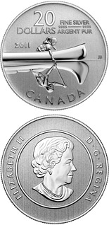 20 dollar coin The Canoe | Canada 2011