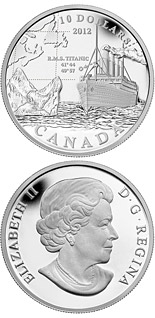 10 dollar coin 100th Anniversary of the Sinking of the RMS Titanic | Canada 2012