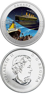 25 cents coin 100th Anniversary of the Sinking of the RMS Titanic | Canada 2012