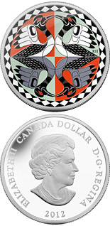 1 dollar coin Two Loons | Canada 2012