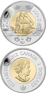 2 dollar coin War of 1812: HMS Shannon | Canada 2012