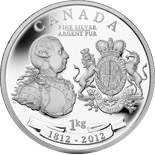 250 dollar coin King George III Peace Medal | Canada 2012