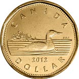 1 dollar Lucky Loonie 2012 - 2012 - Series: Commemorative Circulation Loonies - Canada