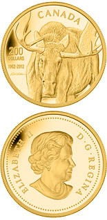 200 dollar coin Robert Bateman Moose | Canada 2012