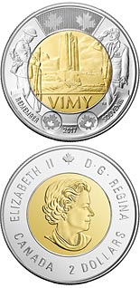 2 dollar coin The Battle of Vimy Ridge | Canada 2017