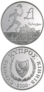 1 euro coin Sydney Olympic Games | Cyprus 2000