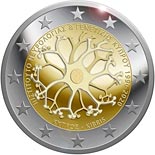 2 euro coin 30 Years of the Cyprus Institute of Neurology and Genetics | Cyprus 2020