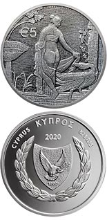 5 euro coin Leda and the Swan | Cyprus 2020