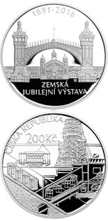 200 koruna coin 125th anniversary of the General Land Centennial Exhibition | Czech Republic 2016