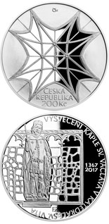 200 koruna coin Consecration of Saint Wenceslas Chapel in Saint Vitus Cathedral | Czech Republic 2017