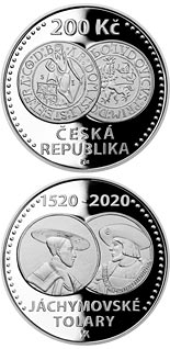 200 koruna coin Start of minting of Jáchymov thaler  | Czech Republic 2020
