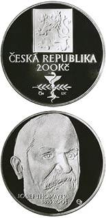200 koruna coin 150th anniversary of the birth of Josef Thomayer | Czech Republic 2003
