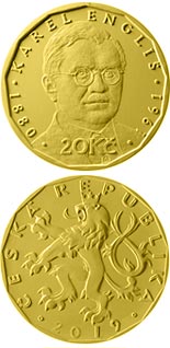 20 koruna coin Karel Engliš | Czech Republic 2019