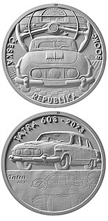 500 koruna coin Tatra 603 car | Czech Republic 2023