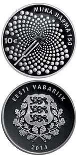 10 euro coin The Work of Miina Härma | Estonia 2014