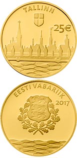 25 euro coin Hanseatic Tallinn | Estonia 2017