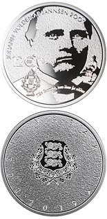 12 euro coin 200th anniversary of the birth of Johann Voldemar Jannsen | Estonia 2019
