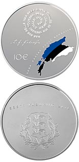 10 euro coin 100th Anniversary of the Republic of Estonia | Estonia 2018